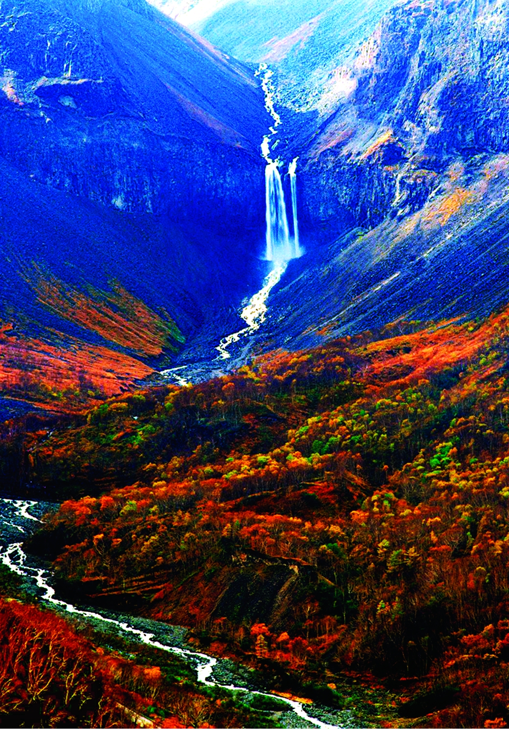 Водопад на горах Чанбайшань 