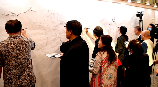 В провинции Цзилинь начата работа над 100 метровой групповой картиной «Ледовый шелковый путь» 